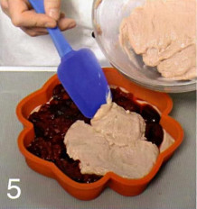 рецепт открытого пирога с брусникой,пирог с клюквой +и брусникой